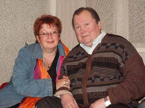 Виктор Павлов с женой Татьяной в старости