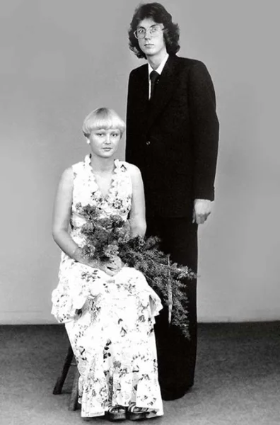 Анна Вески с первым мужем Яаком Вески