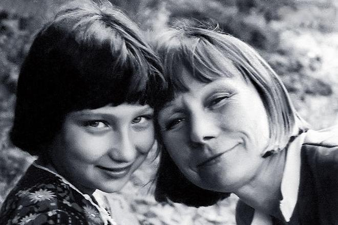 Елизавета Никищихина с дочерью Катей