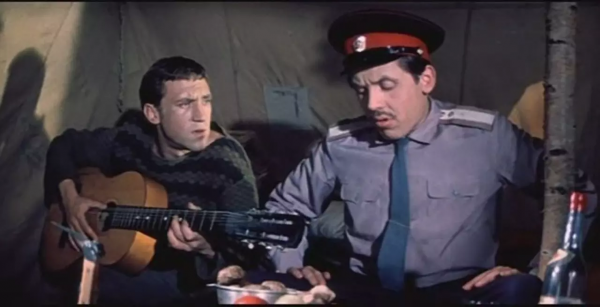 Владимир Высоцкий и Валерий Золотухин. "Хозяин тайги" 1968 г.