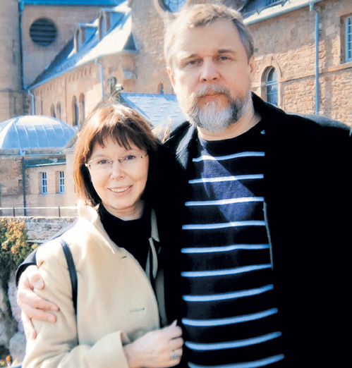 Евгения Симонова с третьим мужем Андреем Эшпаем
