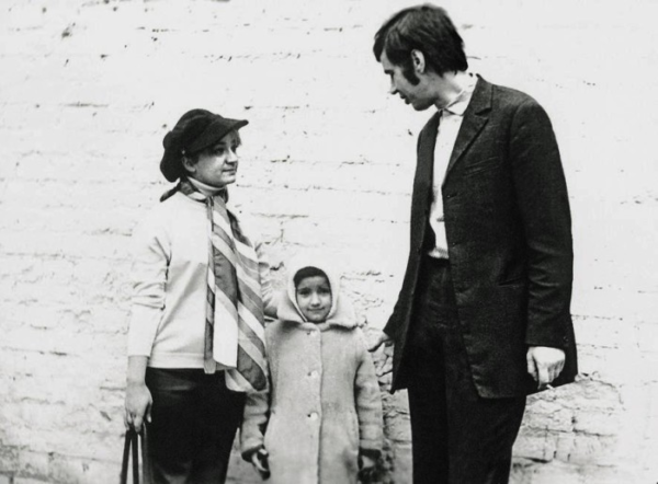 Георгий Бурков с женой и дочерью